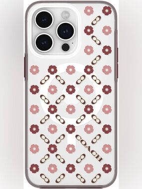 Coach iPhone 14 Pro MagSafe Case in Tea Rose